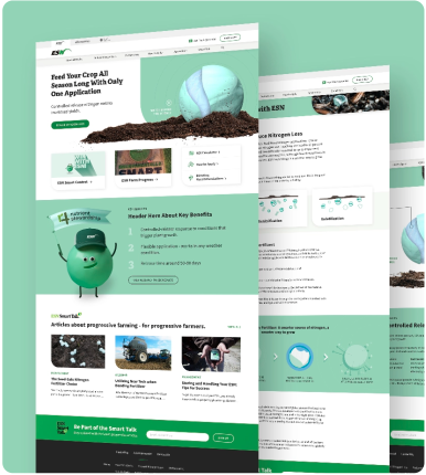 ESN Feed Your Field Website Refresh - suppport